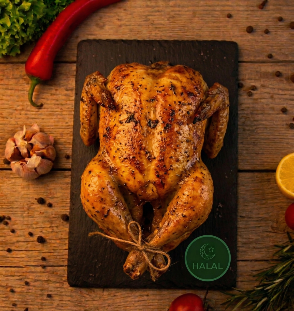 poulet rôti halal poulet rôti halal